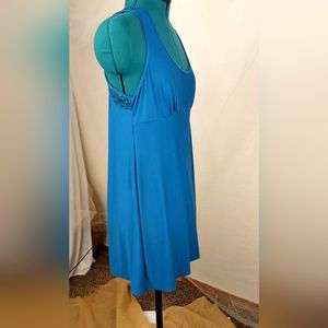 Secret Treasures mini teal nightgown , tank style